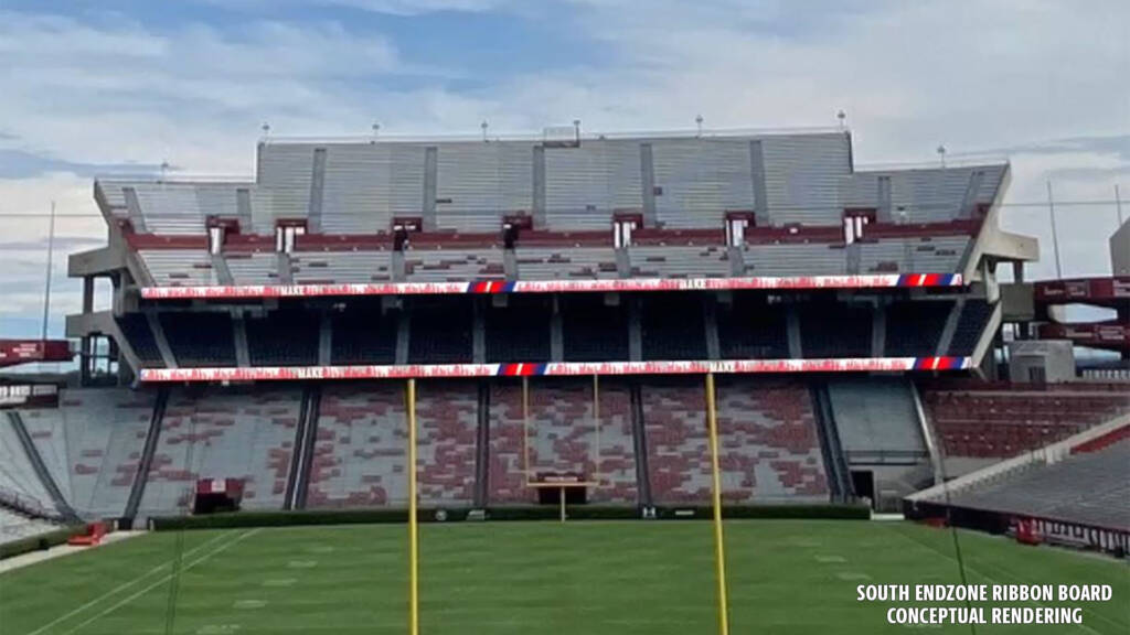 South Endzone Ribbon Board