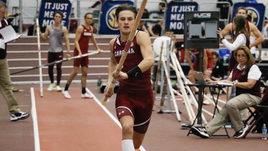 Carson Lenser at SEC Indoors 2022