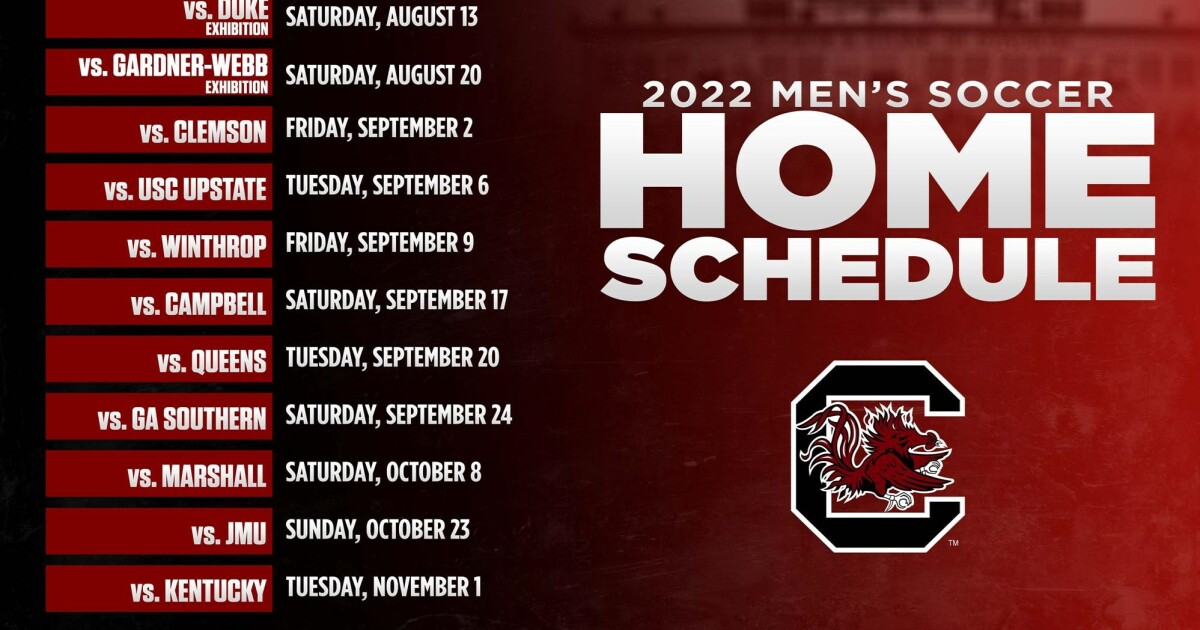 Men’s Soccer Releases 2022 Home Slate – University of South Carolina