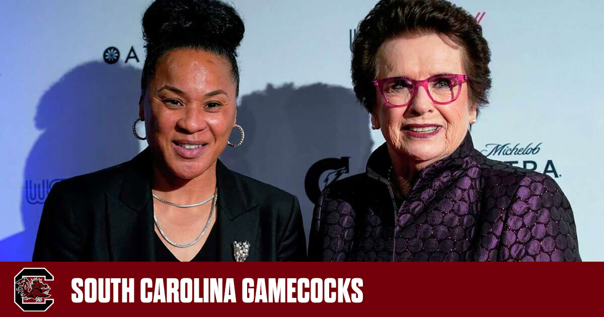 Coach Dawn Staley earns Billie Jean King Leadership award