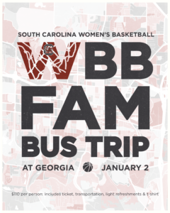 WBB FAM Bus Trip to Georgia graphic