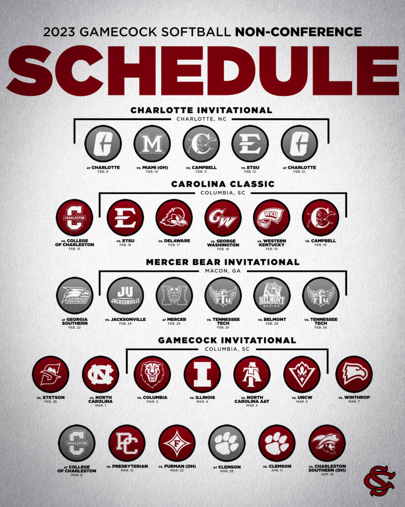 2023 Softball Schedule