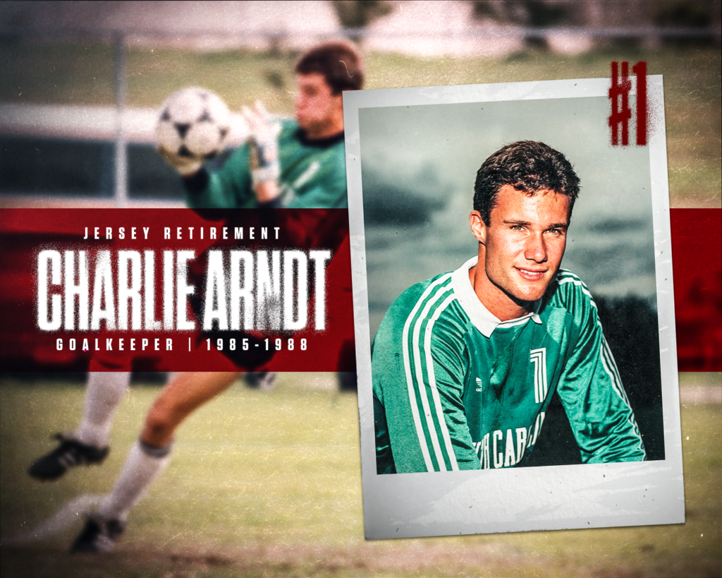 Maryland Terrapins retired soccer player jersey