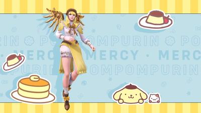 Hello Kitty Mercy Overwatch skin