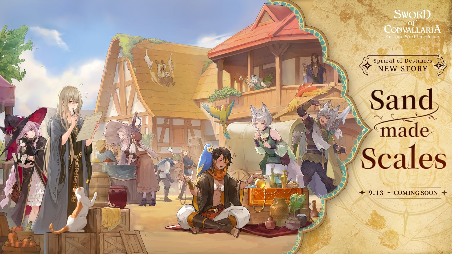 Sword of Convallaria: For This World of Peace Sand-made Scales