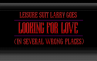 Leisure Suit Larry 2: Goes Looking for Love (in Several Wrong Places)