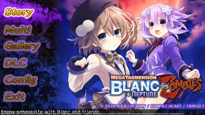 Megatagmension Blanc + Neptune VS Zombies