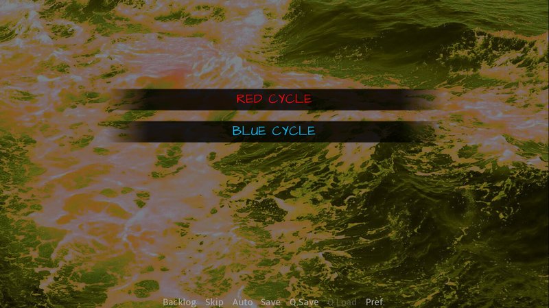 Red and Blue: Cycles of Existence