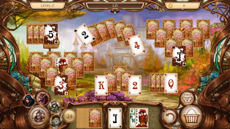 Snow White Solitaire. Charmed Kingdom