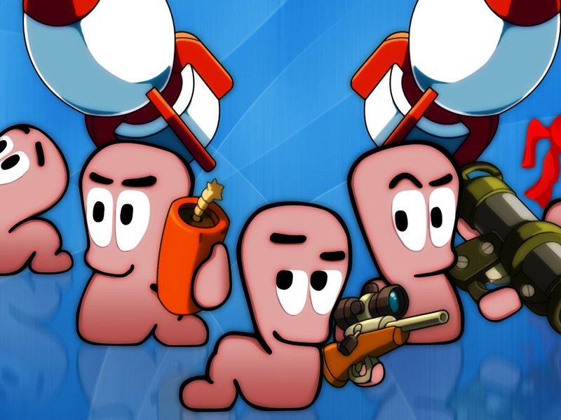 Worms Wallpaper-2