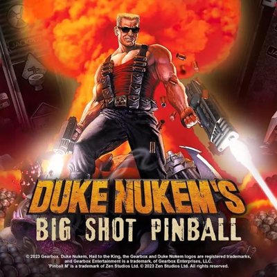 Pinball M: Duke Nukem's Big Shot Pinball Cover