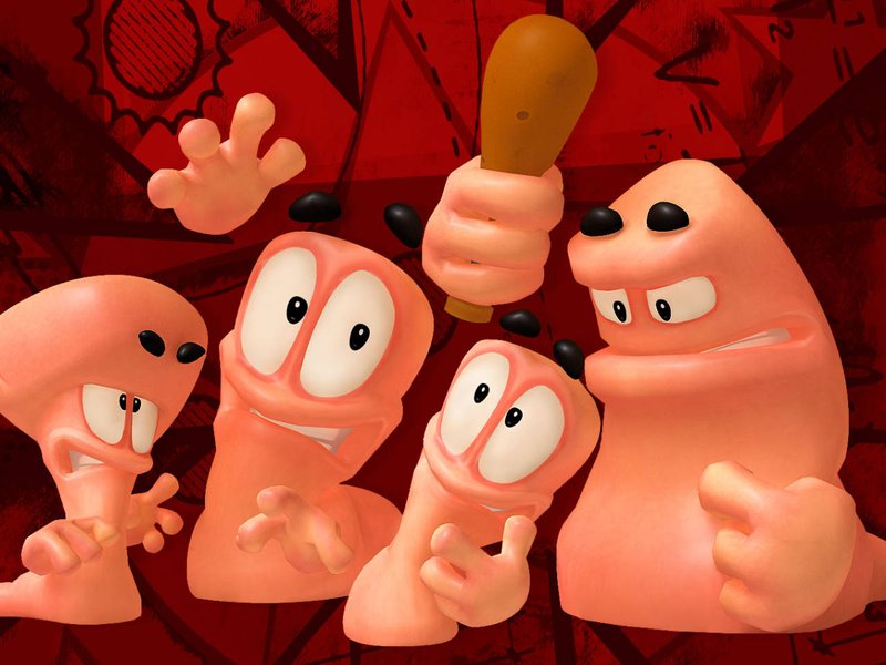 Worms Wallpaper-2