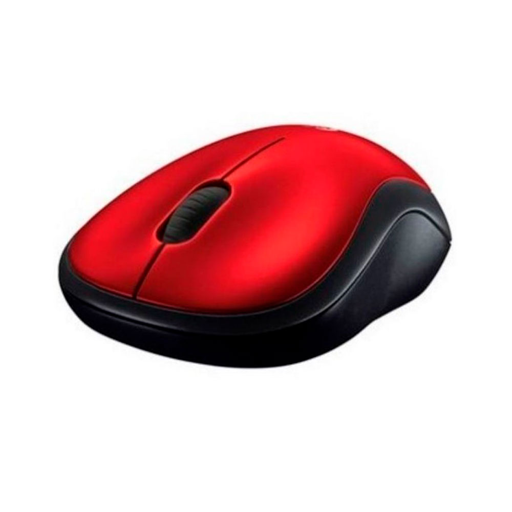 MOUSE M185 Logitech Inalámbrico Receptor USB Compatible Win-Mac Duración Batería Hasta 12 Meses Garantía 3Años-ROJO - Periféricos - Imagen 4
