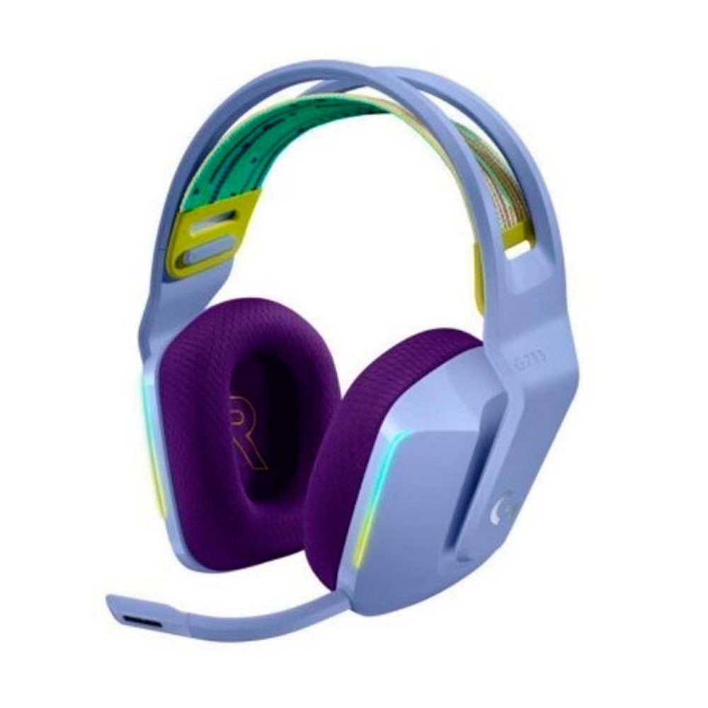 Diadema G733 Logitech color lila - Componentes