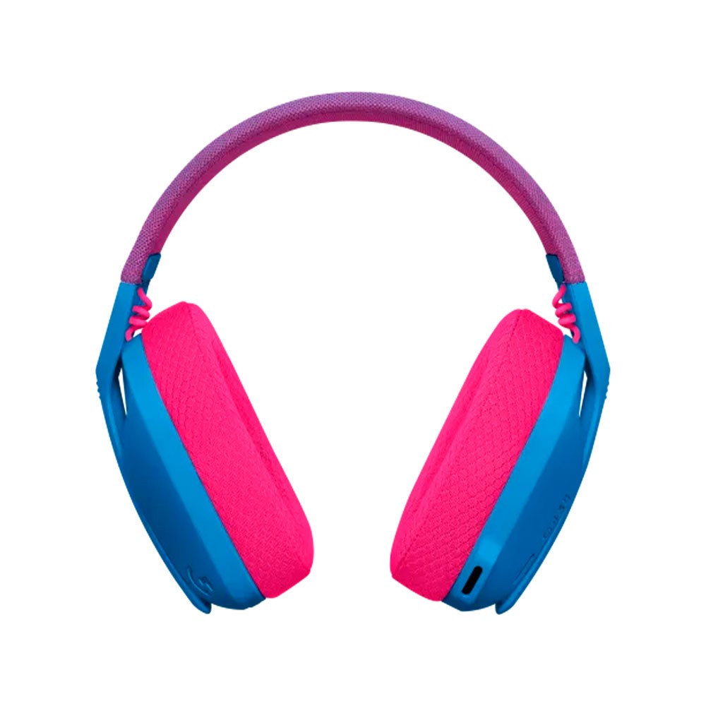 Diadema gaming logitech, Inalambricos con USB portable, azul/rosado - Componentes