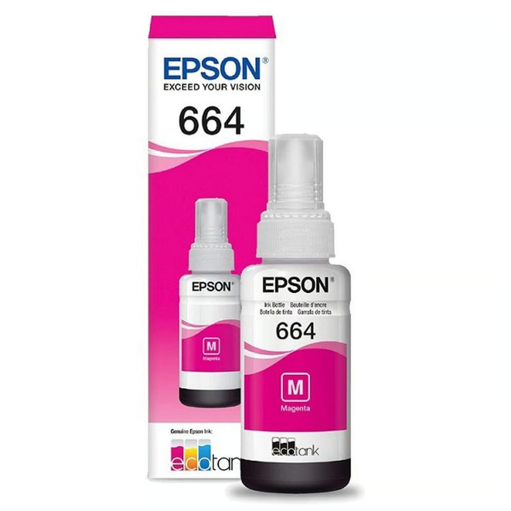 Botella Epson T664320 - Magenta IMPRESORA EPSON L200/210/350/355/555 (7.500 paginas) - Componentes