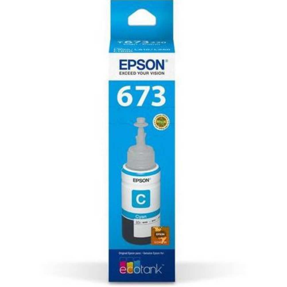 Botella Epson T673220-AL - ECOTANK Cyan L800/L805 (1800 fotos 10 x 15 cm) - Componentes - Imagen 2