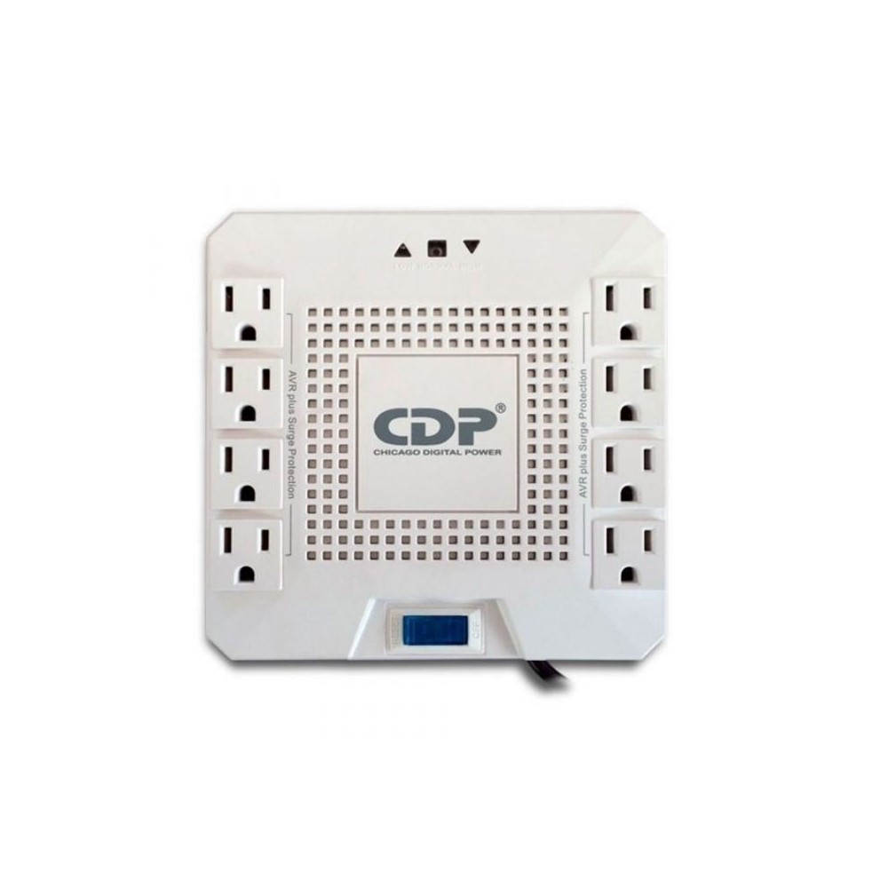 Regulador CDP de Voltaje CDP, 1800VA/1000W 8 Tomas de Salida - Componentes