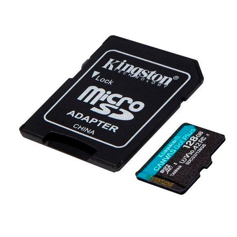Memoria Kingston Micro sd Canvas Go Plus 170R A2 U3 V30 Card + ADP 128GB - Componentes - Imagen 4