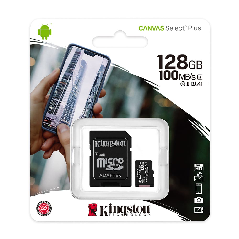 Memoria micro sd kingston Canvas Select Plus 128GB - Componentes