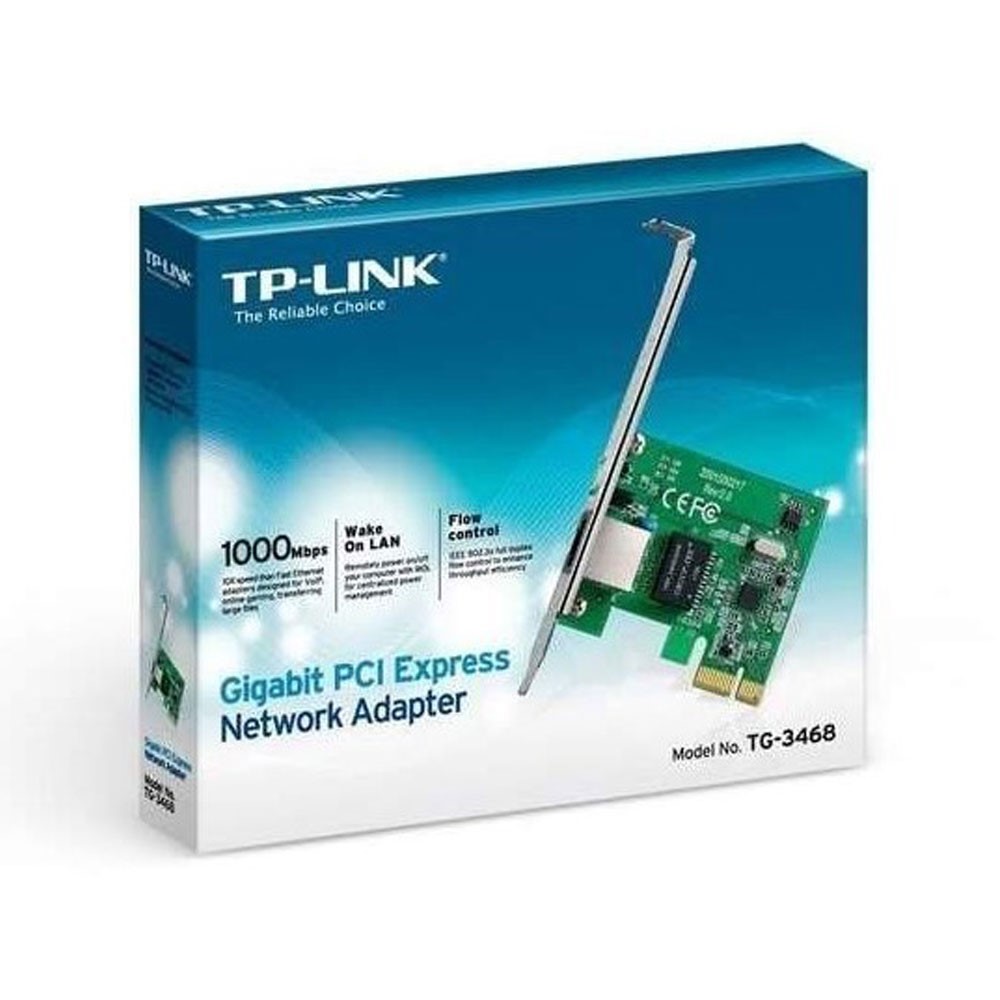 Adaptador de Red TPLINK PCI-Express Gigabit - Componentes