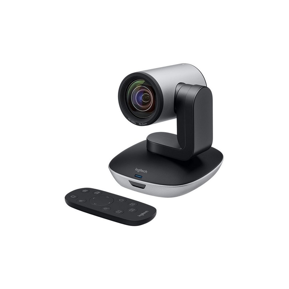 CAMARA PTZ PRO 2 Logitech Corporativo HD 1080 Zoom 10X USB 3.0 Compatible Win-Mac Panorámica, Inclinación y Zoom Robotizados Control Remoto Garantía 2Años-NEGRO - Componentes