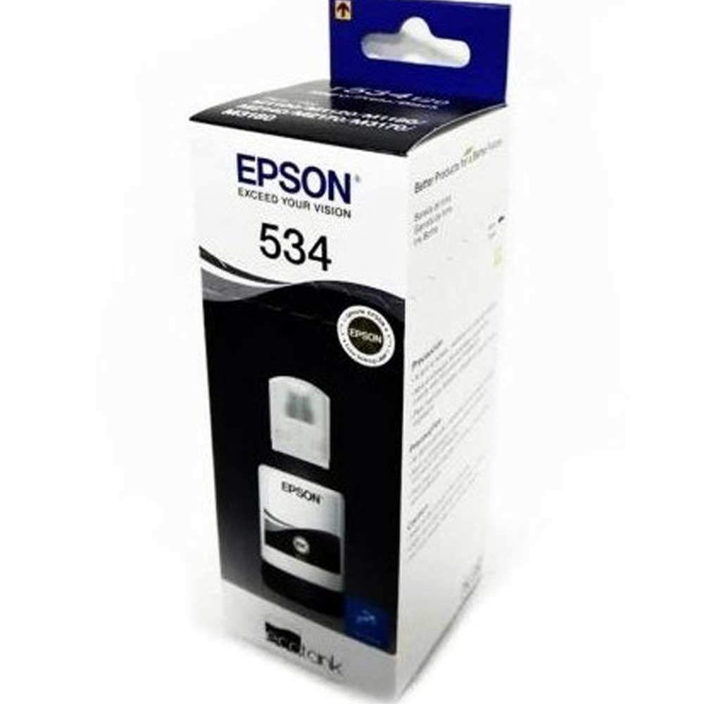 Botella Epson T534120-AL negra pigmentada - Nueva Serie M (M1120 - M2170 - M3170)(11,000 paginas) - Componentes - Imagen 2