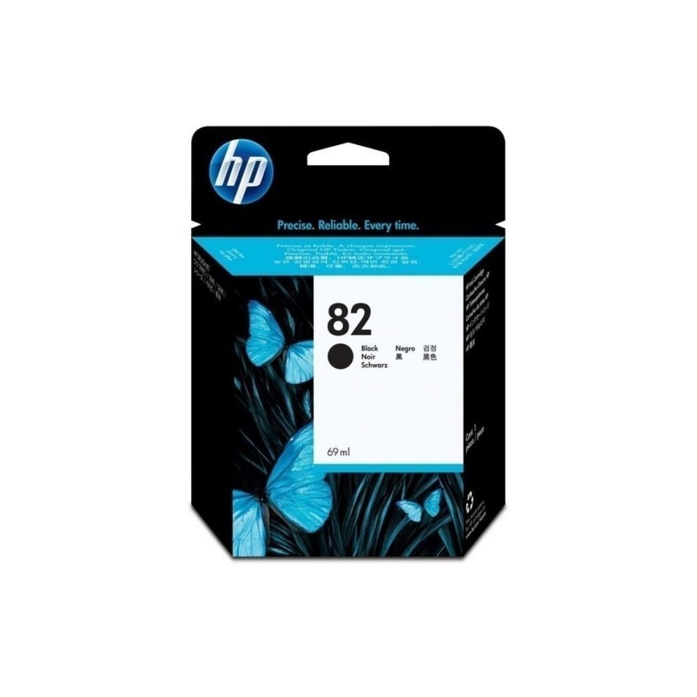 Cartucho de tina DesignJet HP 82 negro de 69 ml  - Componentes