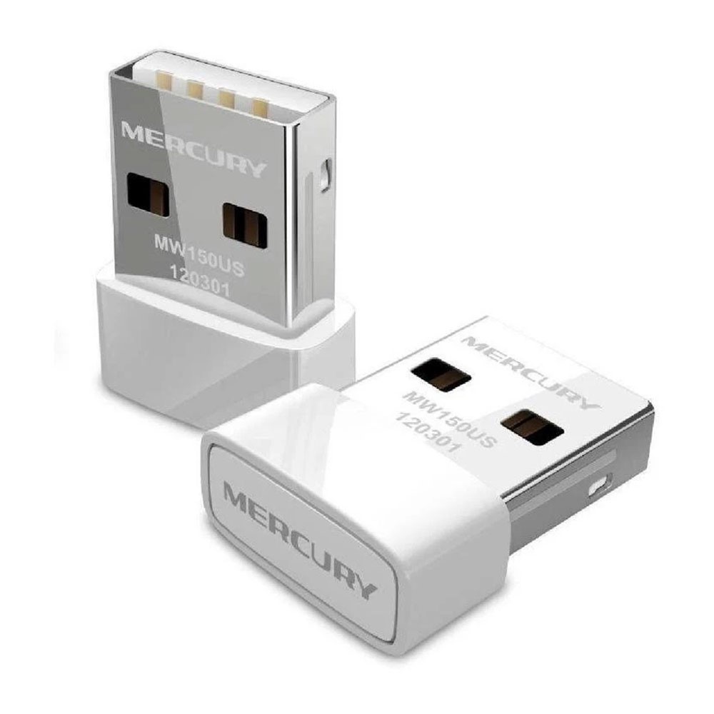 Adaptador Nano Mercusys USB 2.0  inalámbrico de 150Mbps - Componentes