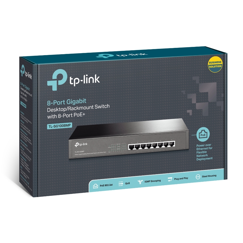 Switch TP-LINK POE de 8 Puertos Gigabit - Componentes - Imagen 4 Switch TP-LINK POE de 8 Puertos Gigabit - Componentes - Imagen 4