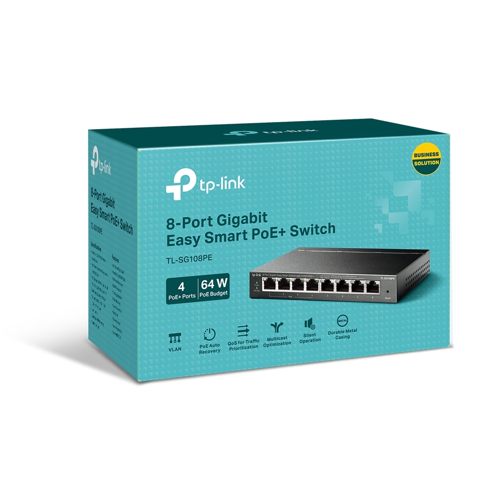 Switch TPLINK Easy Smart de 8 puertos Gigabit con 4 puertos PoE - Componentes - Imagen 4