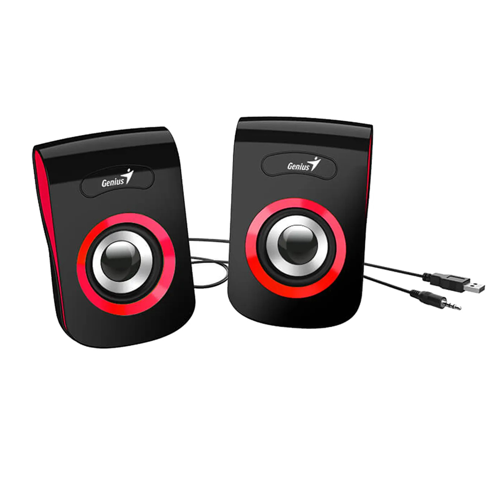 Parlante Genius SP-Q180 USB Rojo - Componentes - Imagen 3