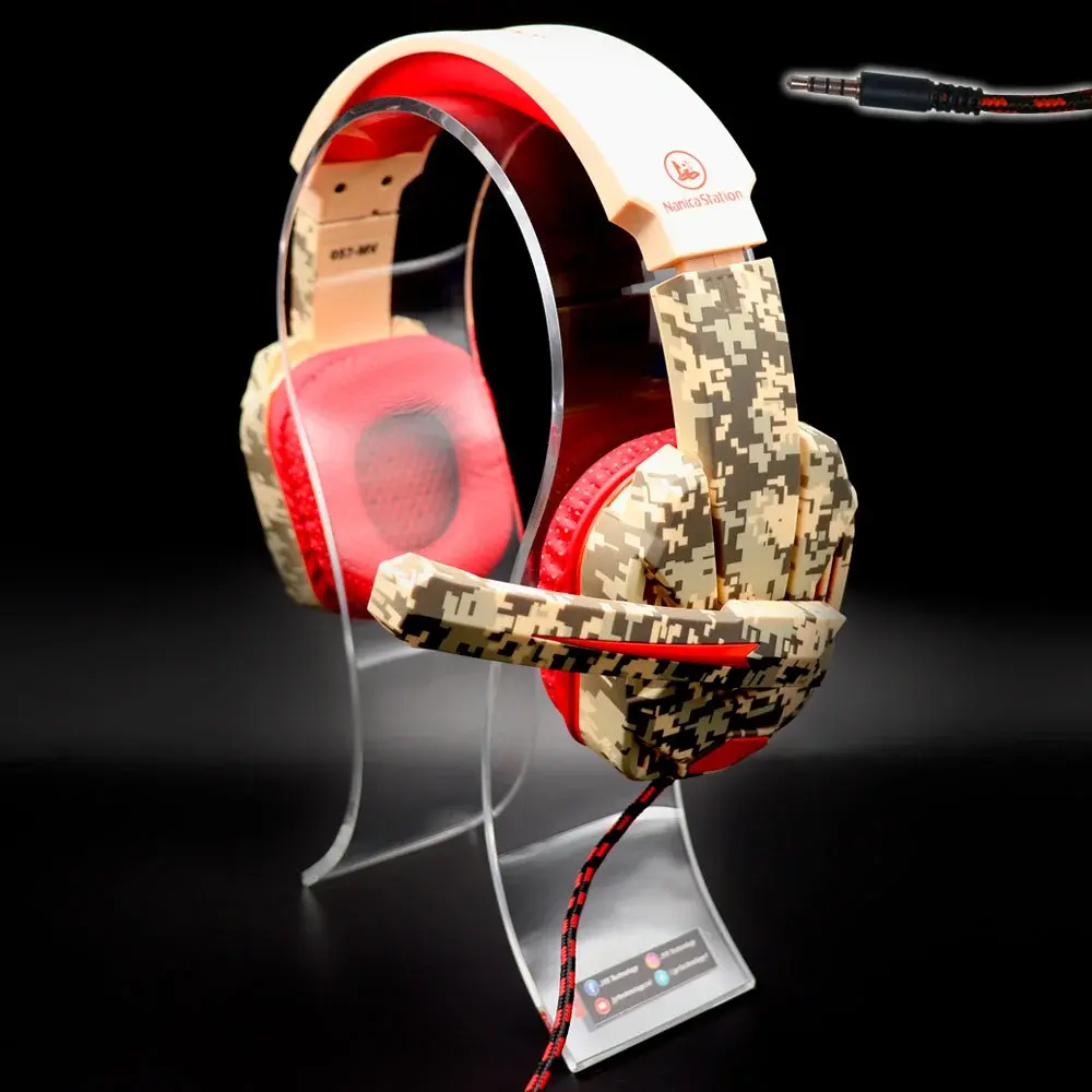 Diadema D057 MV Alámbrica Camuflada Plug 3,5 - Audio Gamer