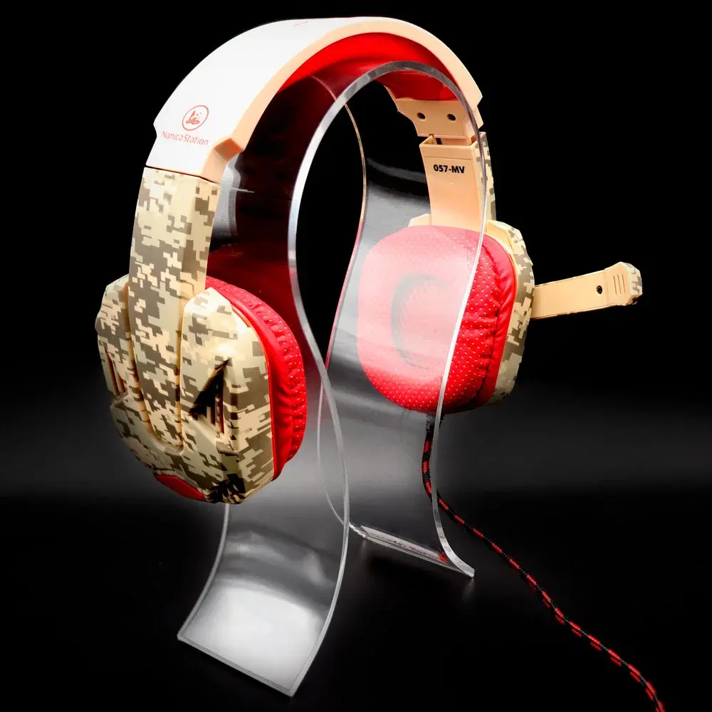 Diadema D057 MV Alámbrica Camuflada Plug 3,5 - Audio Gamer - Imagen 2