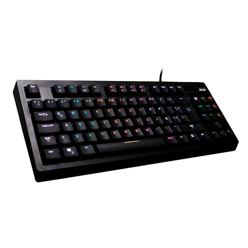 Teclado Quasar RGB Negro Rojo - Teclados Gamer - Imagen 2