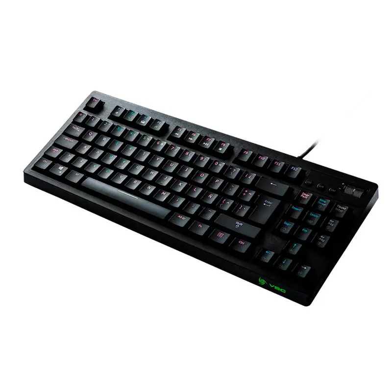 Teclado Quasar RGB Negro Rojo - Teclados Gamer - Imagen 3