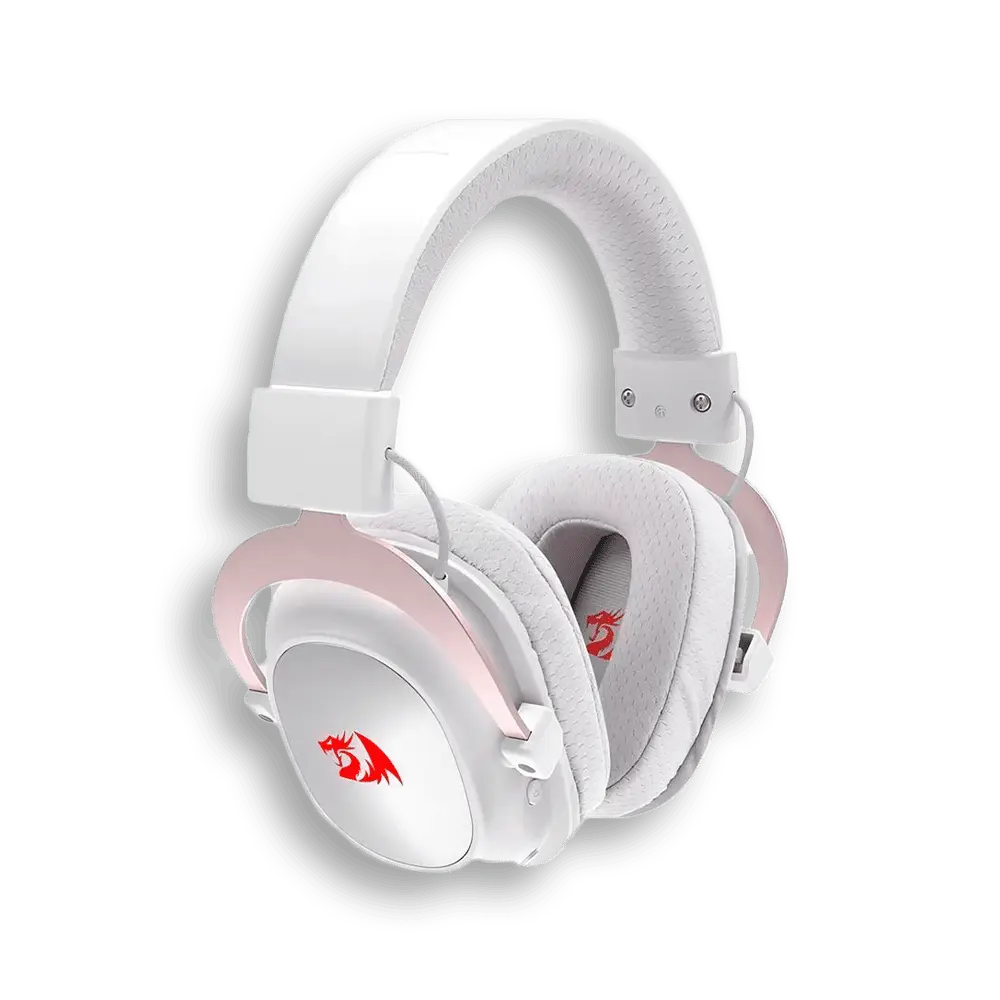 Diadema Inalámbrica Redragon Zeus Pro Blanco H510W-PRO - Audio Gamer - Imagen 3 Diadema Inalámbrica Redragon Zeus Pro Blanco H510W-PRO - Audio Gamer - Imagen 3
