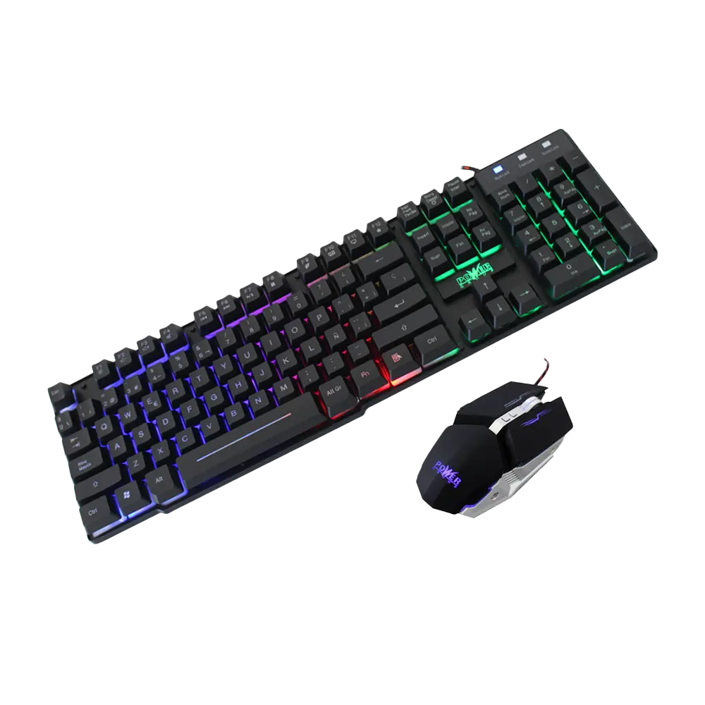 Combo Teclado y Mouse Power Group GC-801SPM-FCT - Combos Teclado y Mouse - Imagen 2