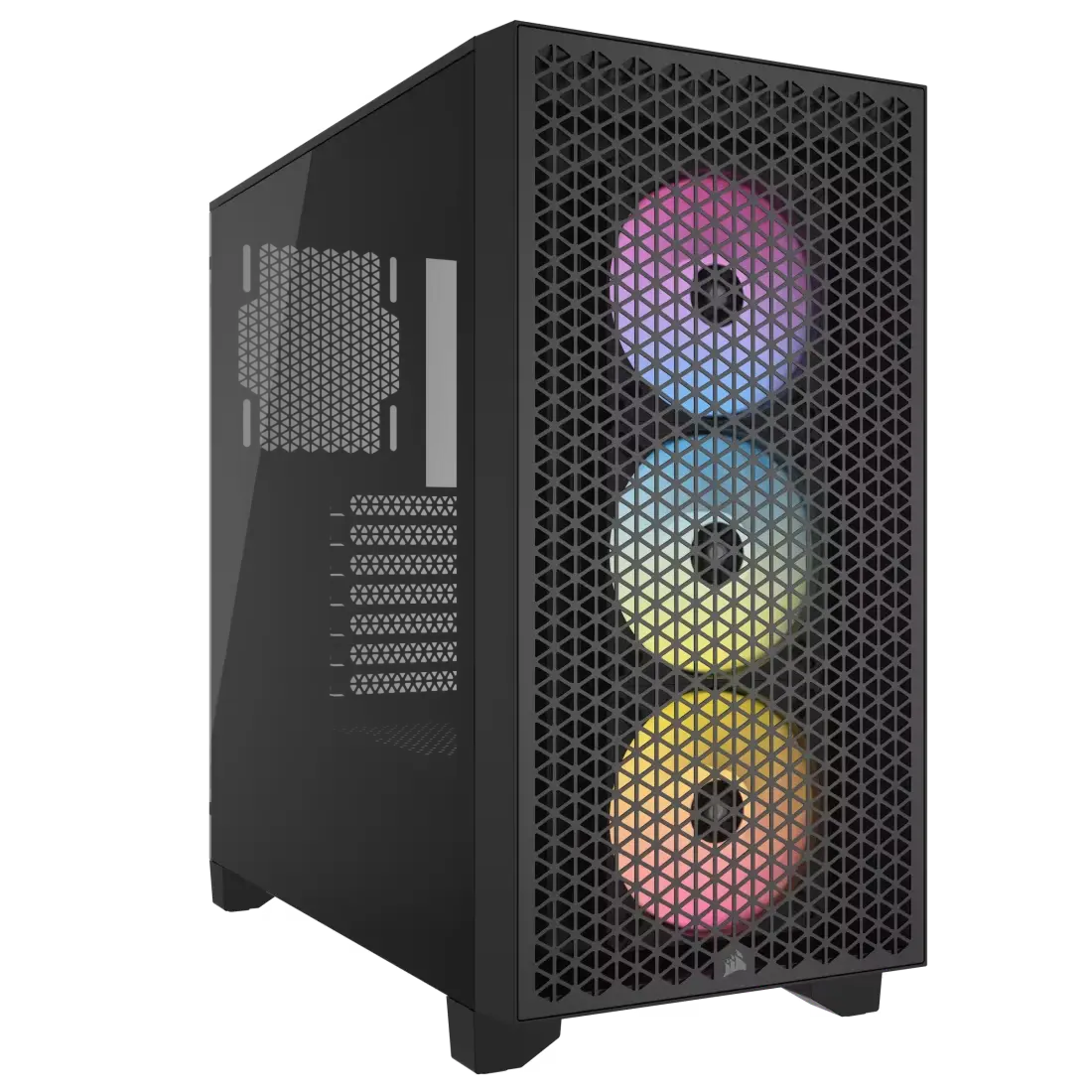 Chasis Corsair 3000D RGB Airflow Tempered Glass Negro - Chasis y Gabinetes