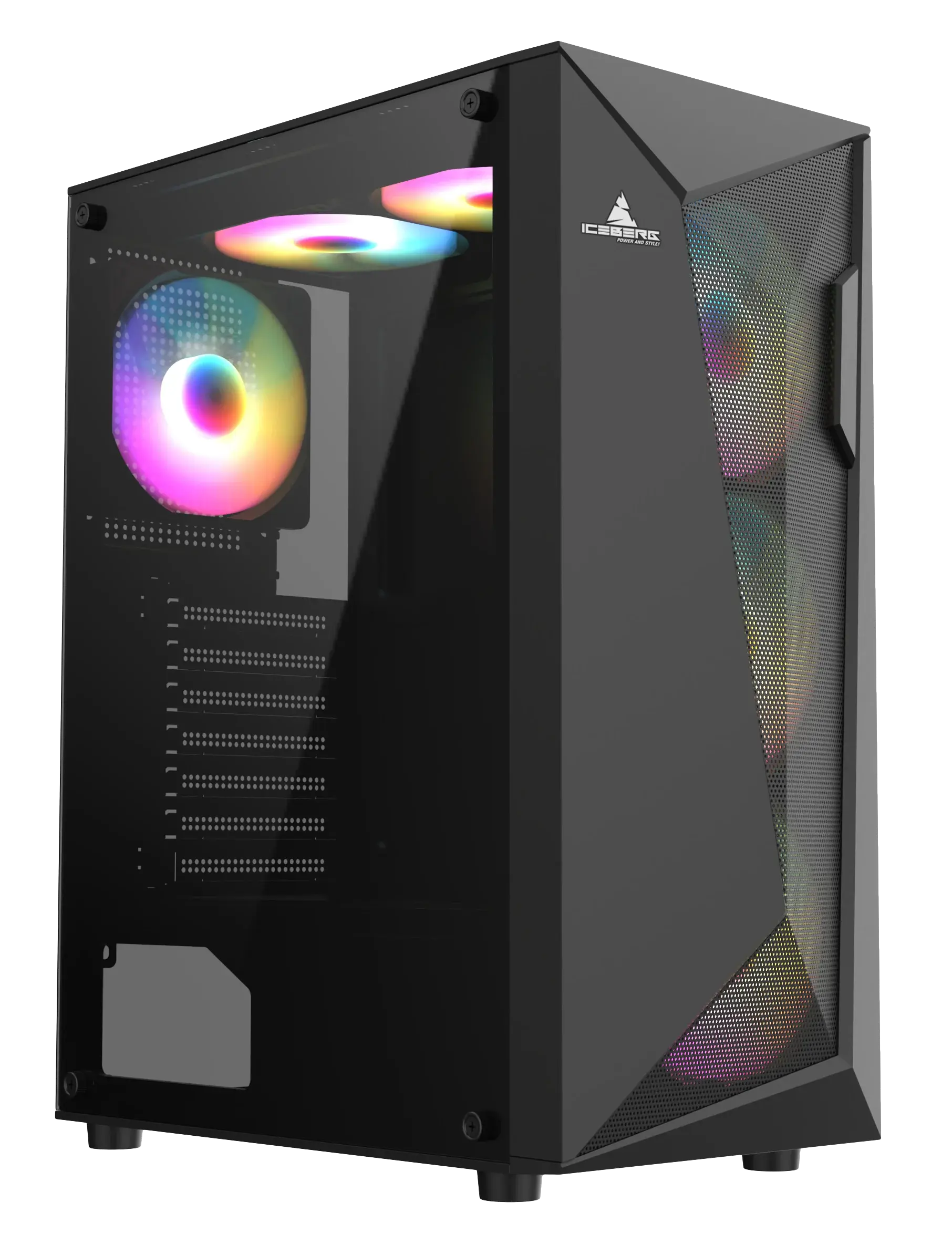 Chasis Flow D Negro - Chasis y Gabinetes