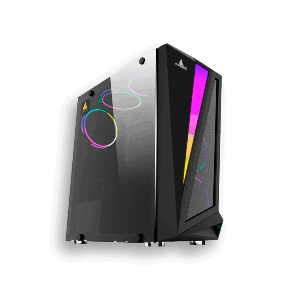 Chasis Iceberg Flux Pro Negra - Chasis y Gabinetes