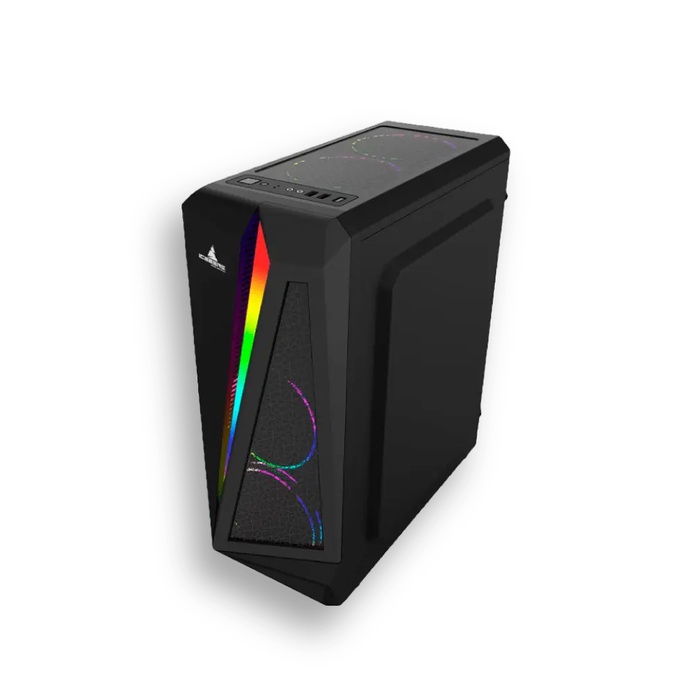 Chasis Iceberg Flux Pro Negra - Chasis y Gabinetes - Imagen 2