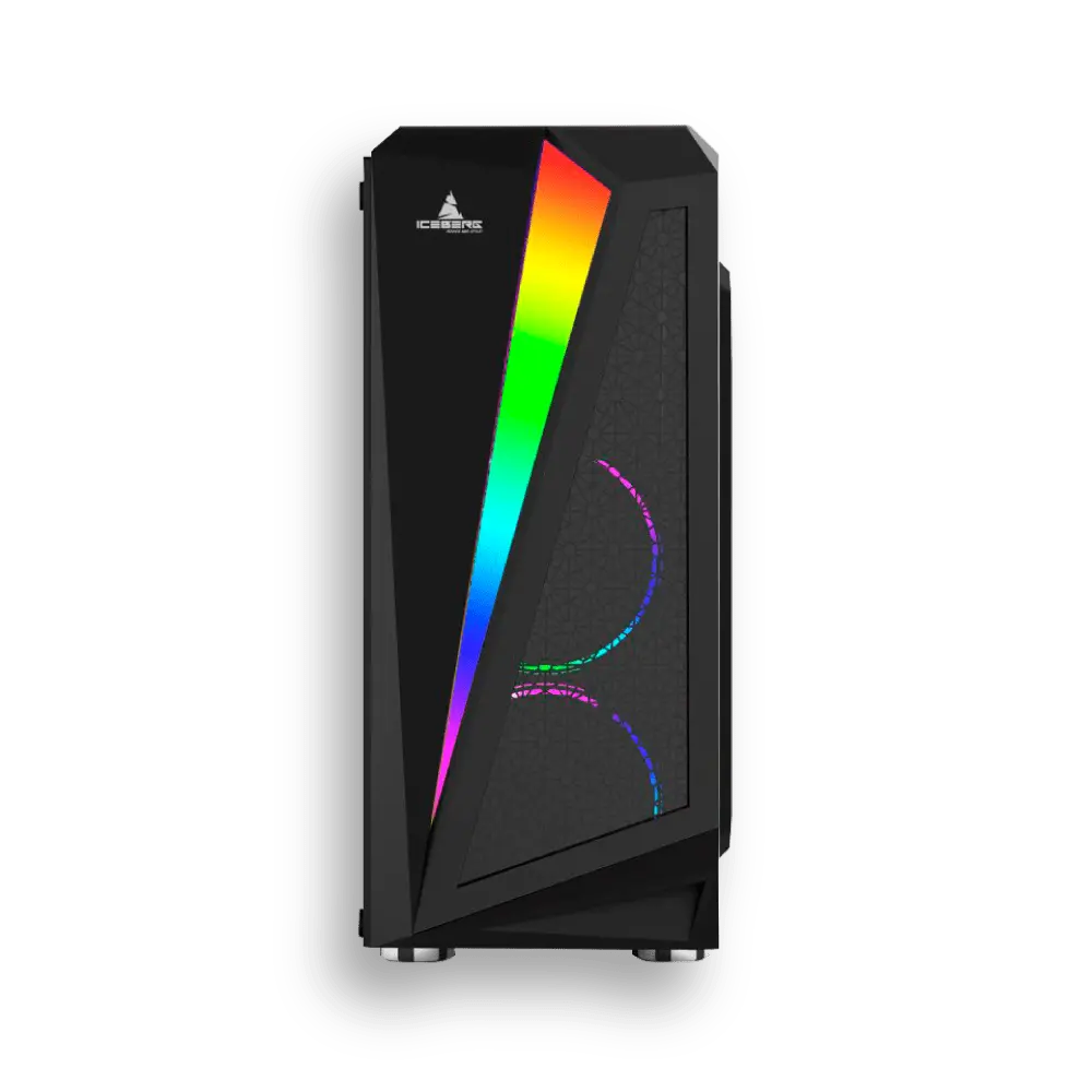 Chasis Iceberg Flux Pro Negra - Chasis y Gabinetes - Imagen 3