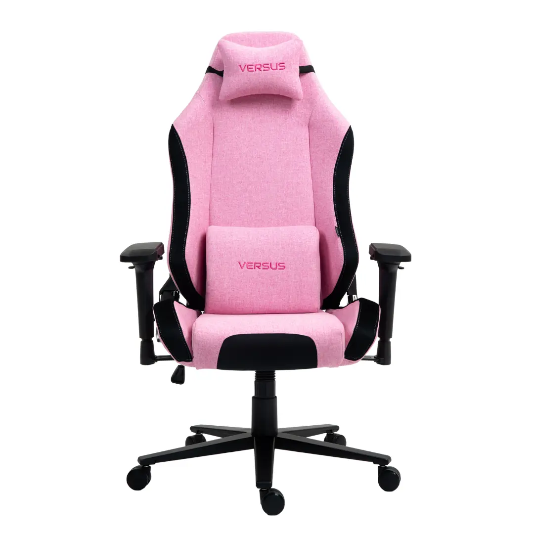 Silla Versus V40 Tela Rosa - Sillas Gamer - Imagen 2