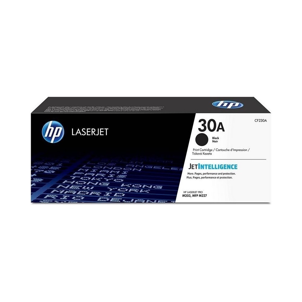 Cartucho de Tóner HP 30A Negro LaserJet Original - Componentes