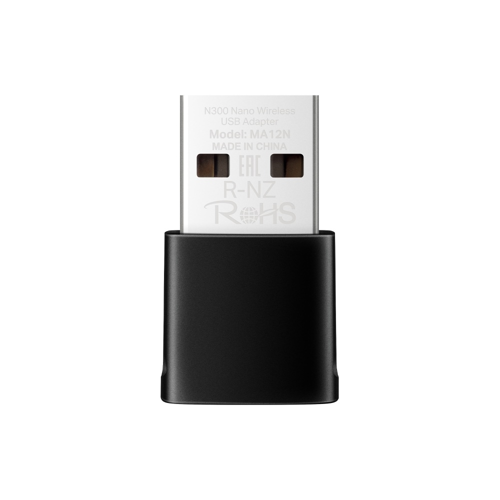Adaptador de Red Mercusys nano USB inalámbrico N300 - Componentes
