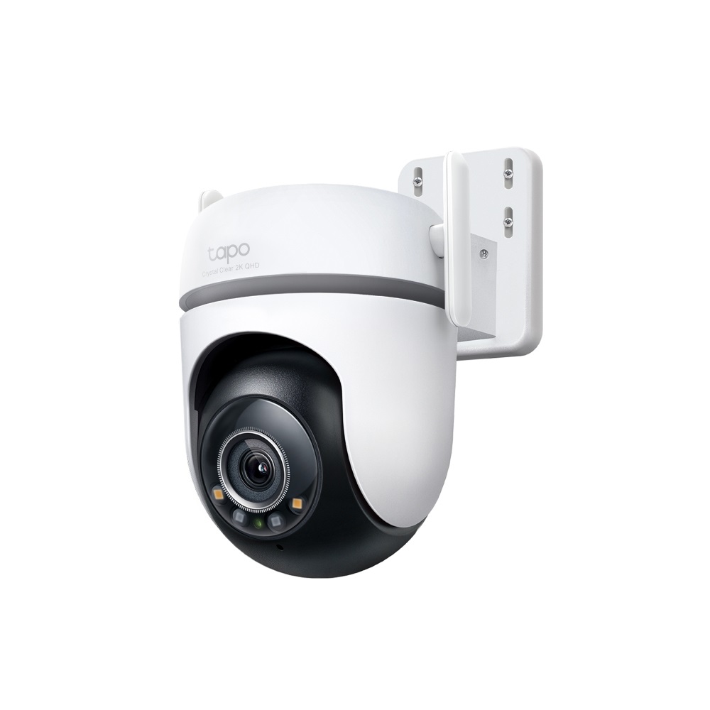 Cámara TPLINK de Vigilancia Wi-Fi para Exteriores con Visión Nocturna a Color y Detección IA Avanzada - Componentes