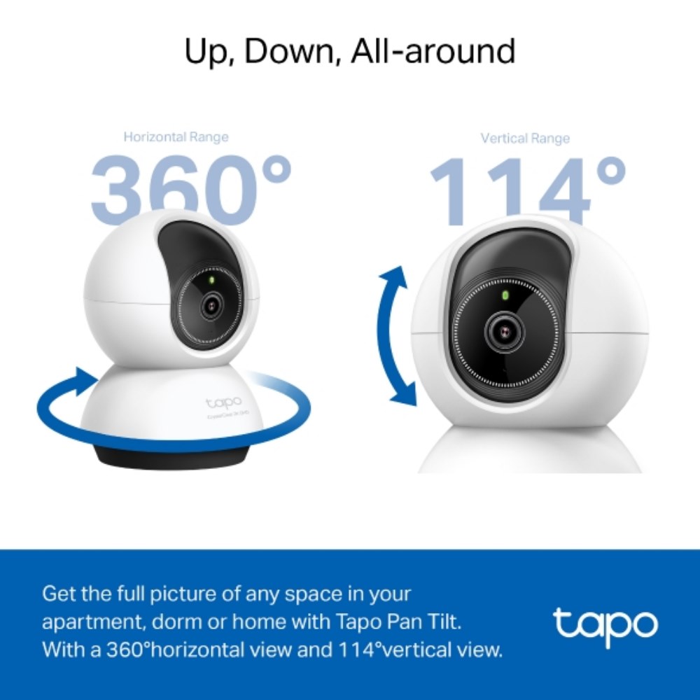 Cámara TPLINK de Vigilancia Wi-Fi de 360 Grados con Vista 2K 4MP y Detección IA Avanzada - Componentes - Imagen 3 Cámara TPLINK de Vigilancia Wi-Fi de 360 Grados con Vista 2K 4MP y Detección IA Avanzada - Componentes - Imagen 3