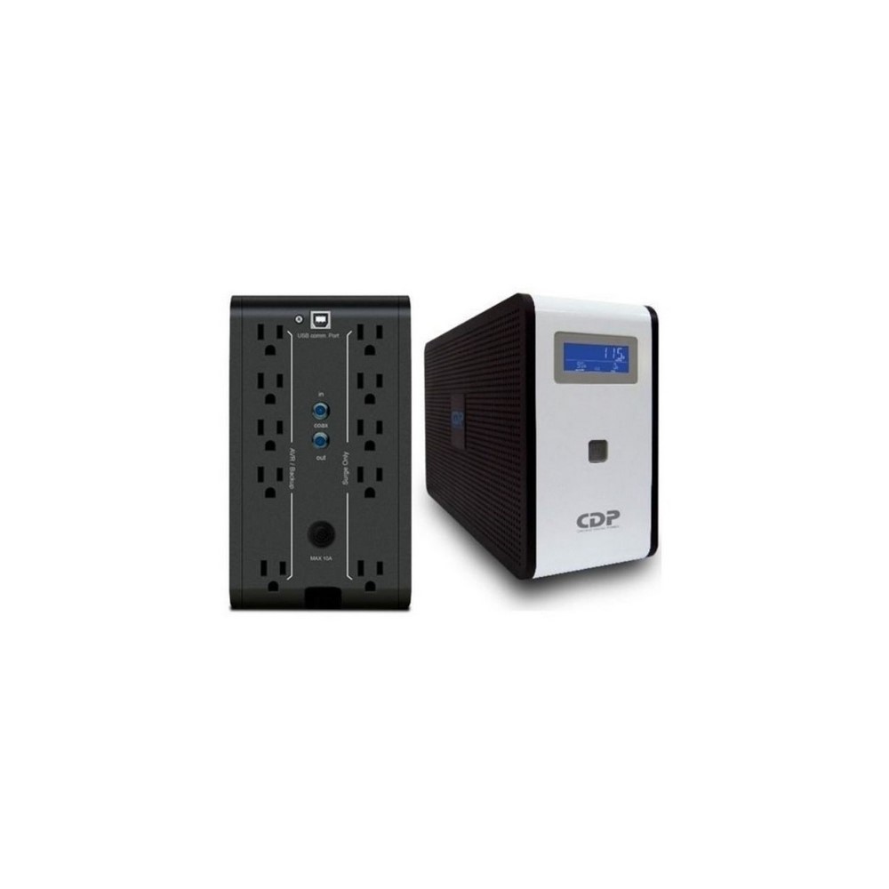 UPS CDP Interactiva CDP, 1000VA/500W 10 Tomas de Salida Pantalla LCD Software de monitoreo - Componentes - Imagen 3