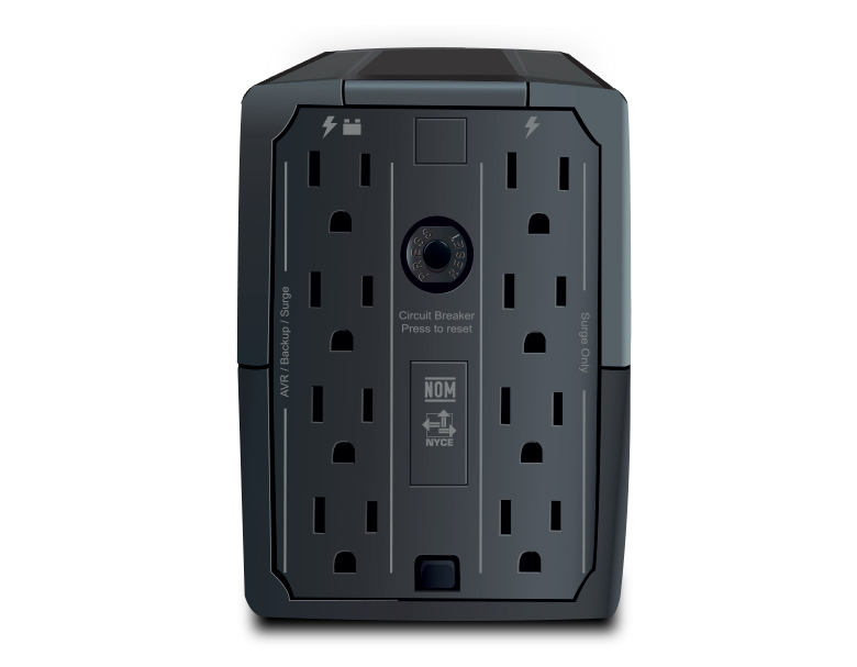 UPS CDP Interactiva, 1000VA/500W 8 Tomas - Componentes - Imagen 2